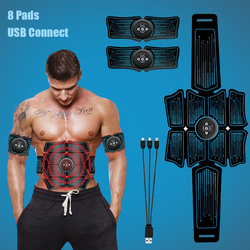 Abdominal Muscle Stimulator Trainer USB Connect EMS Abs