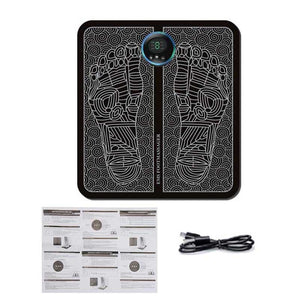 Electric EMS Foot Massage Pad Feet Acupuncture Stimulator pulse