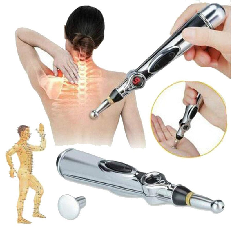 2019 New Electronic Acupuncture Pen Electric Meridians Laser Therapy